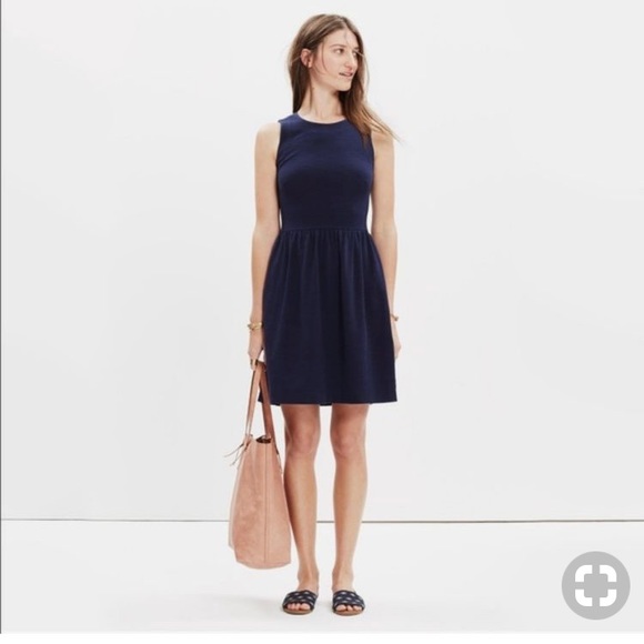 Madewell Navy Afternoon Dress Xxs 